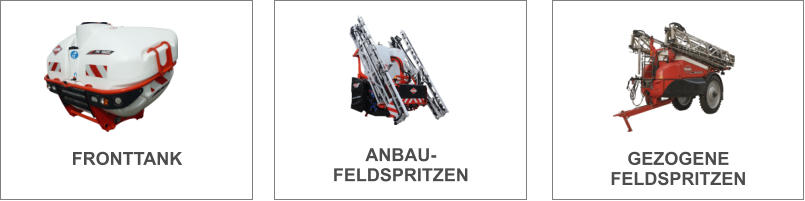 FRONTTANK ANBAU-  FELDSPRITZEN GEZOGENE FELDSPRITZEN